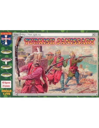 Turkish janissary, 17. century 
