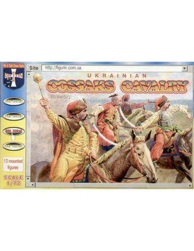 Ukrainian cossakes cavalry, 17. century 