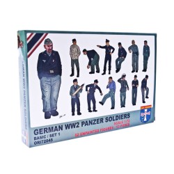 WWII German panzer soldiers, set 1 
