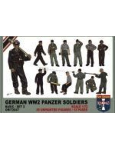 WWII German panzer soldiers, set 2 