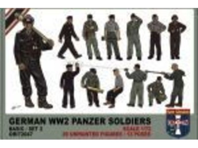 WWII German panzer soldiers, set 2 