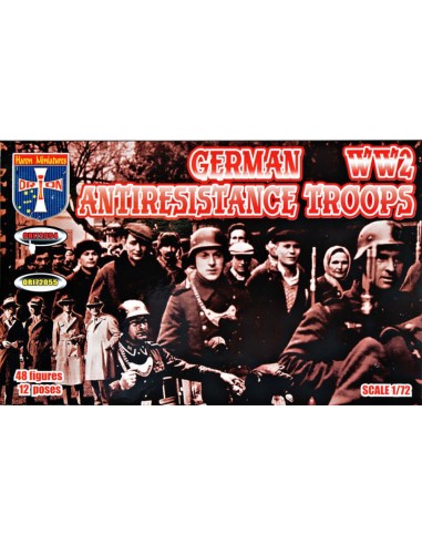 German antiresistance troops. WW2 