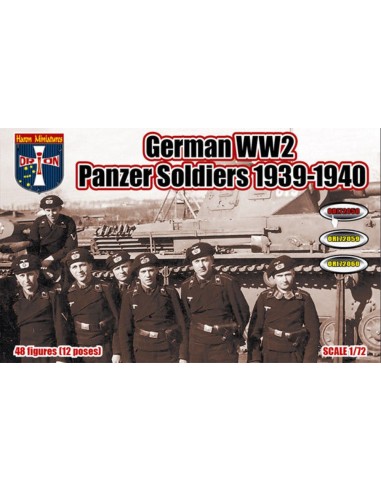 WWII German Panzer Soldiers, 1939-1940 
