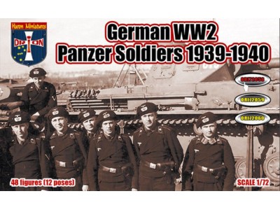WWII German Panzer Soldiers, 1939-1940 