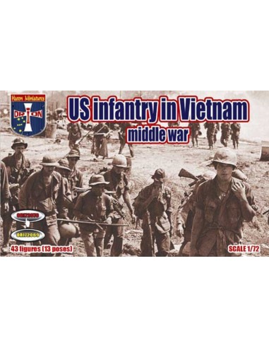 US infantry in Vietnam (middle war) 