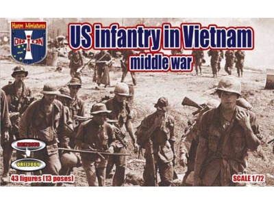 US infantry in Vietnam (middle war) 