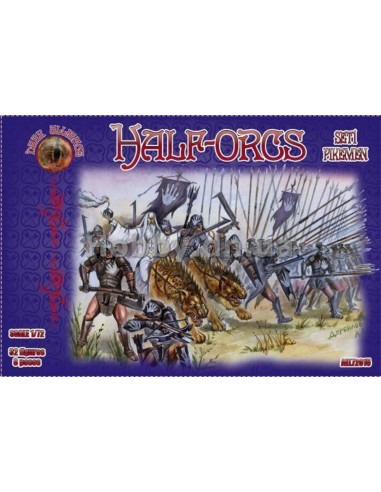 Half-Orcs pikemen, set 1 