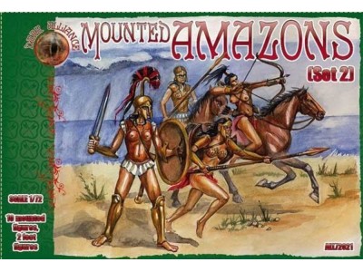 Mounted Amazons (Set 2) 