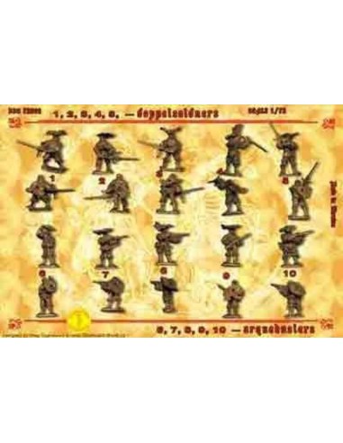 Landsknechts,XVI-XVII century, set #1 