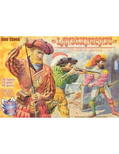 Landsknechts,XVI-XVII century, set #1 