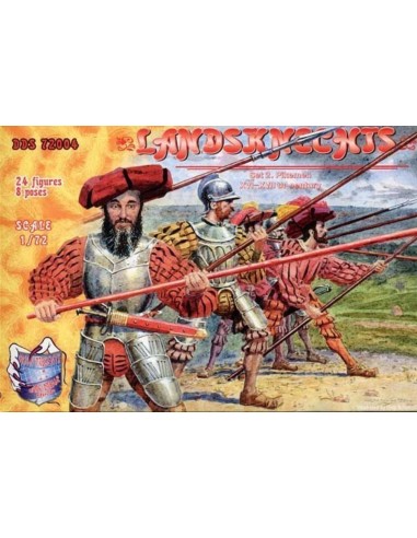 Landsknechts, XVI-XVII century, set #2 