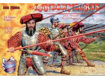Landsknechts, XVI-XVII century, set #2 
