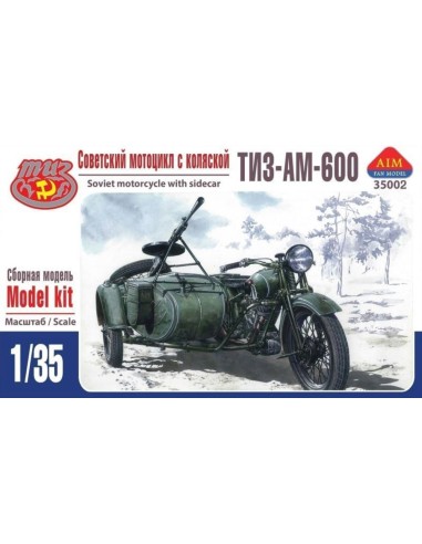 TIZ-AM-600 Soviet motorcycle with sideca 