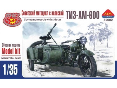 TIZ-AM-600 Soviet motorcycle with sideca 