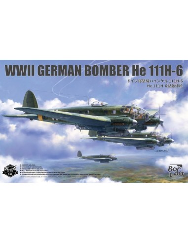 WW2 German Bomber He 111H-6 