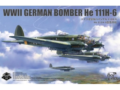 WW2 German Bomber He 111H-6 