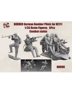 German Bomber Pilots for He 111 Combat Status (5 pcs) 