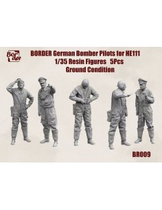 German Bomber Pilots for He 111 Ground Condition (5 pcs) 