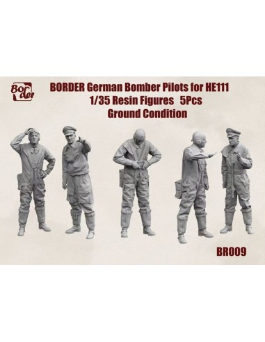 German Bomber Pilots for He 111 Ground Condition (5 pcs) 