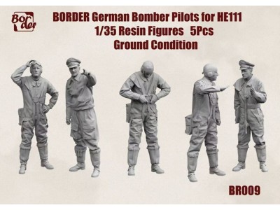 German Bomber Pilots for He 111 Ground Condition (5 pcs) 