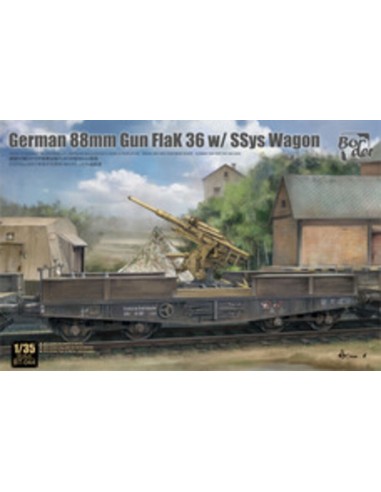 German 88 mm Gun FlaK 36 w/ SSys Wagon 