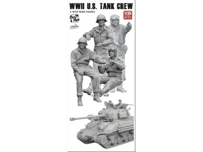 WW II U.S. Tank Crew (4 pcs) 