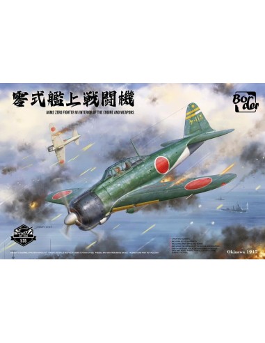 A6M2 Zero Fighter w/Interior of The Engine and Weapons 