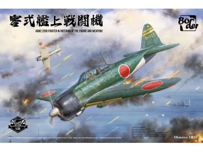 A6M2 Zero Fighter w/Interior of The Engine and Weapons 