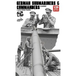 German Submarines & Commanders (Loading) 5 pcs Resin Figures 