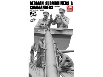 German Submarines & Commanders (Loading) 5 pcs Resin Figures 