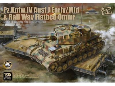 Pz.Kpfw. IV Ausf. J Early/Mid & Rail Way Flatbed Ommr (2 in 1) 