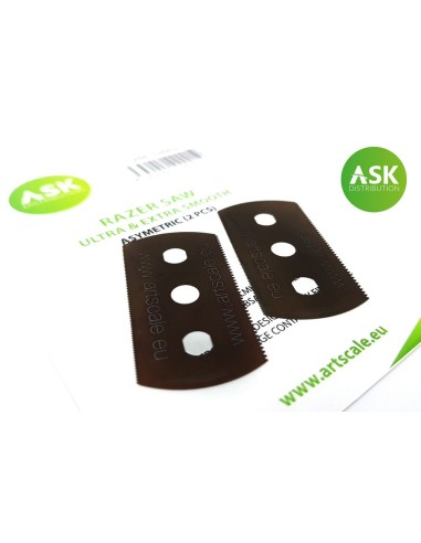 ASK Razor Saw - ultra and extra smooth asymmetric 70/43 teeth 2 pc. 