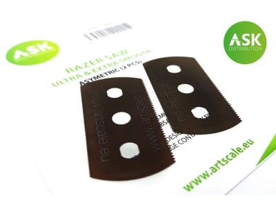 ASK Razor Saw - ultra and extra smooth asymmetric 70/43 teeth 2 pc. 