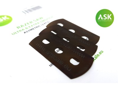 ASK Razor Saw - ultra and extra smooth asymmetric 70/43 teeth 3 pc. 