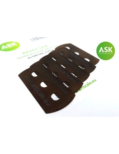 ASK Razor Saw - ultra and extra smooth asymmetric 70/43 teeth 5 pc. 