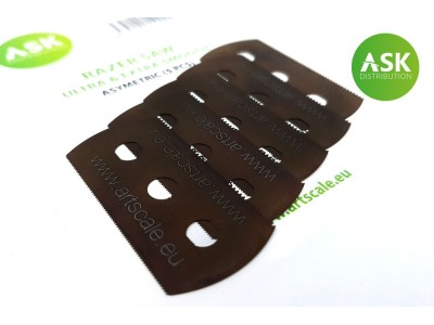 ASK Razor Saw - ultra and extra smooth asymmetric 70/43 teeth 5 pc. 