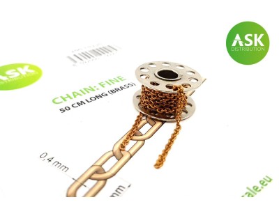Chain: Fine - 50 cm long (brass) 