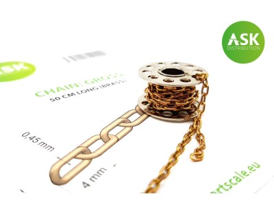 Chain: Gross - 50 cm long (brass) 