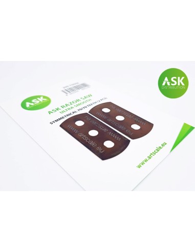 ASK Razor Saw - ultra smooth symmetric 70/70 teeth 2 pc. 