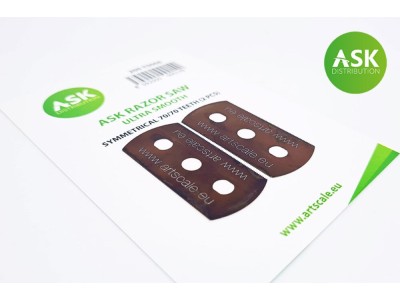 ASK Razor Saw - ultra smooth symmetric 70/70 teeth 2 pc. 