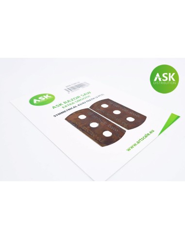 ASK Razor Saw - extra smooth symmetric 43/43 teeth 2 pc. 