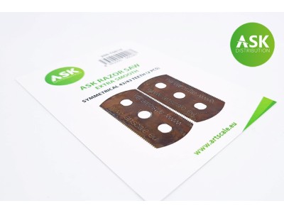 ASK Razor Saw - extra smooth symmetric 43/43 teeth 2 pc. 