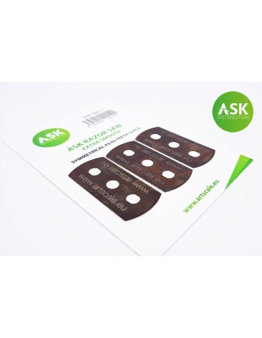 ASK Razor Saw - extra smooth symmetric 43/43 teeth 3 pc. 