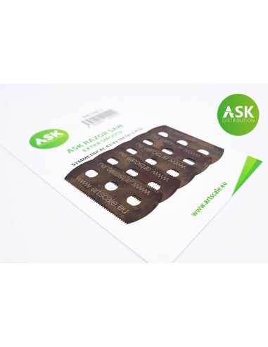 ASK Razor Saw - extra smooth symmetric 43/43 teeth 5 pc. 