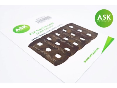 ASK Razor Saw - extra smooth symmetric 43/43 teeth 5 pc. 