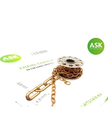 Chain: Coarse - 50 cm long (brass) 
