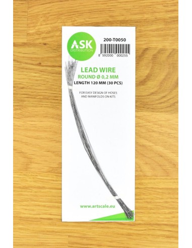 Lead Wire - Round Ø 0,2 mm x 120 mm (cca. 30 pcs) 