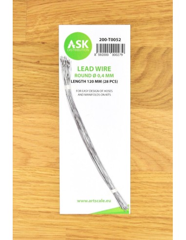 Lead Wire - Round Ø 0,4 mm x 120 mm (cca. 28 pcs) 