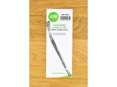 Lead Wire - Round Ø 0,7 mm x 120 mm (cca. 16 pcs) 