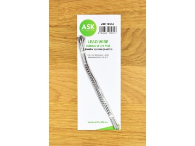 Lead Wire - Round Ø 0,9 mm x 120 mm (cca. 14 pcs) 